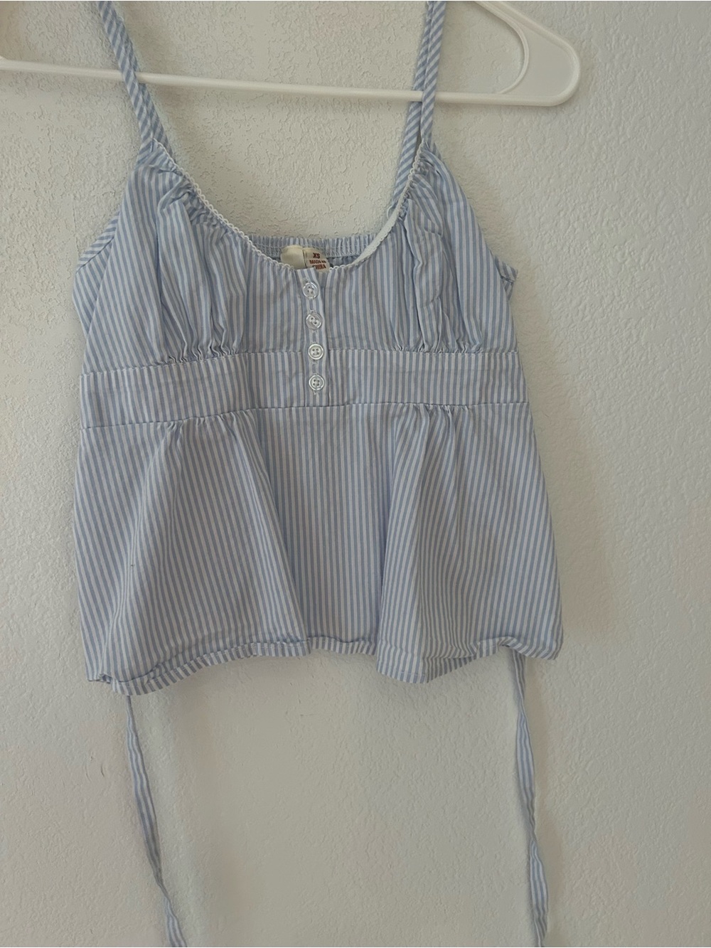 Blue & White Stripped Top